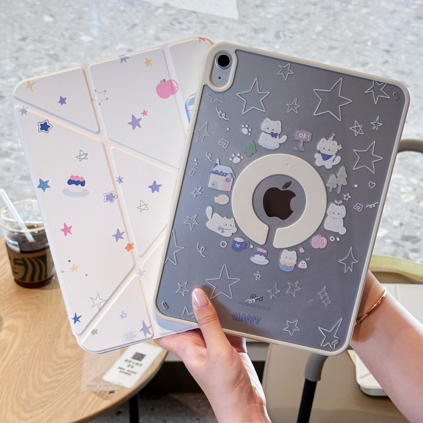 ipad保护壳圆环磁吸强磁拆分防摔