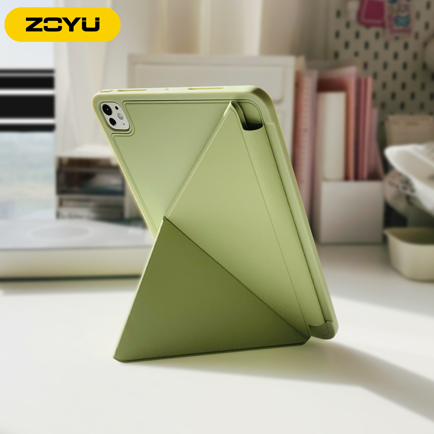 zoyu全包边防摔圈磁吸双面夹边框