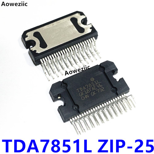 1个 TDA7851L ZIP-25 汽车音响功放块芯片模块 集成电路 进口原装