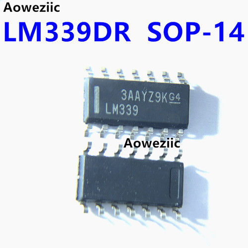 10个 LM339DR SOP-14 贴片 LM339 四路差动比较器芯片IC 进口原装