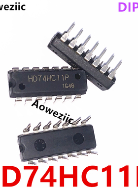 HD74HC11P DIP-14 74HC11 逻辑三路 3输入与门 栅极/逆变器芯片IC