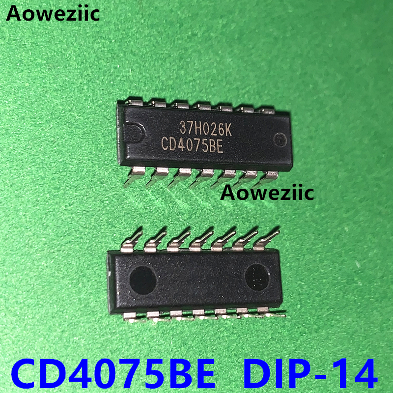 CD4075BE 直插DIP-14封装 CD4075 栅极和逆变器集成电路 进口原装