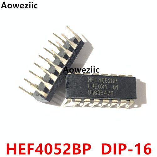 HEF4052BP DIP-16 直插 HEF4052 多路复用器/信号分离器 全新原装