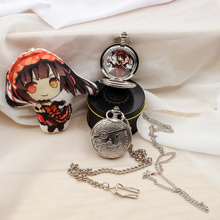 约会大作战怀表 时崎狂三刻刻帝电子表 二次元动漫周边表挂饰吊坠