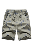 569P2623夏季薄工装短裤男简约潮牌五分裤男生宽松休闲男士裤子，男装牛仔裤，星座1706