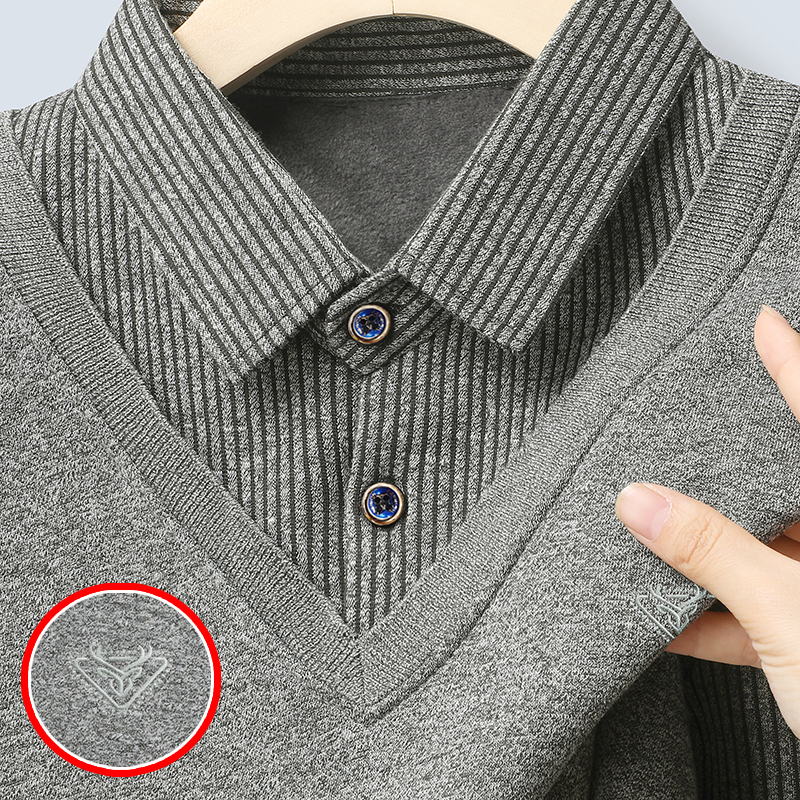 秋冬男士假两件针织开衫百搭衬衫领加绒外套男毛衣内搭9011-P32,男装针织衫/毛衣,星座1706 秋冬男士假两件针织开衫百搭衬衫领加绒外套男毛衣内搭9011-P32,男装针织衫/毛衣,星座1706