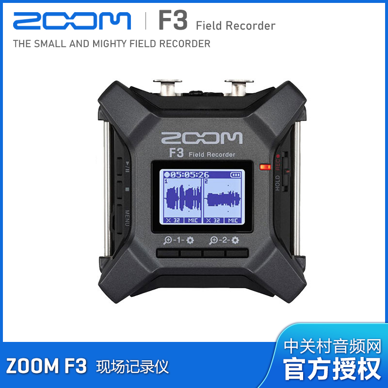 ZOOM F3 便携式蓝牙32Bit外景手机相机直播vlog录音机 3C数码配件 摄像机配件 原图主图