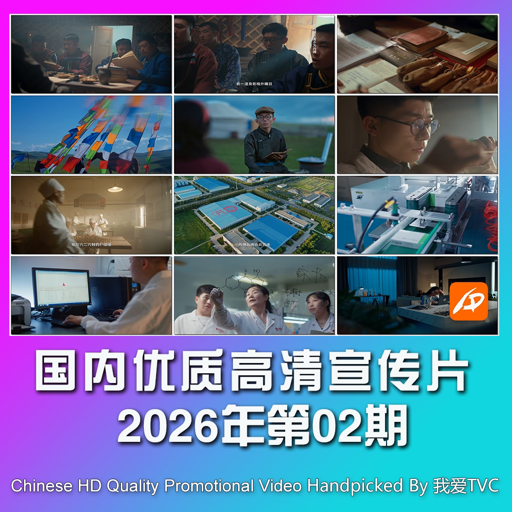 国内优秀高清宣传片合集2026年第02期参考片案例样片提案视频素材