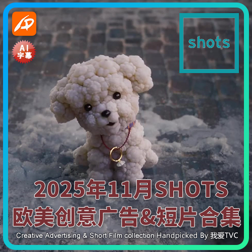 2025年11月SHOTS欧美高清创意广告短片合集送PDF介绍文档AI中字幕