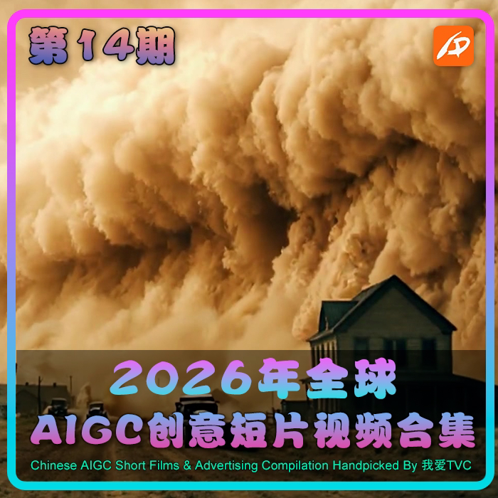 2026年全球AIGC创意艺术短片高清视频素材合集第14期案例样片参考