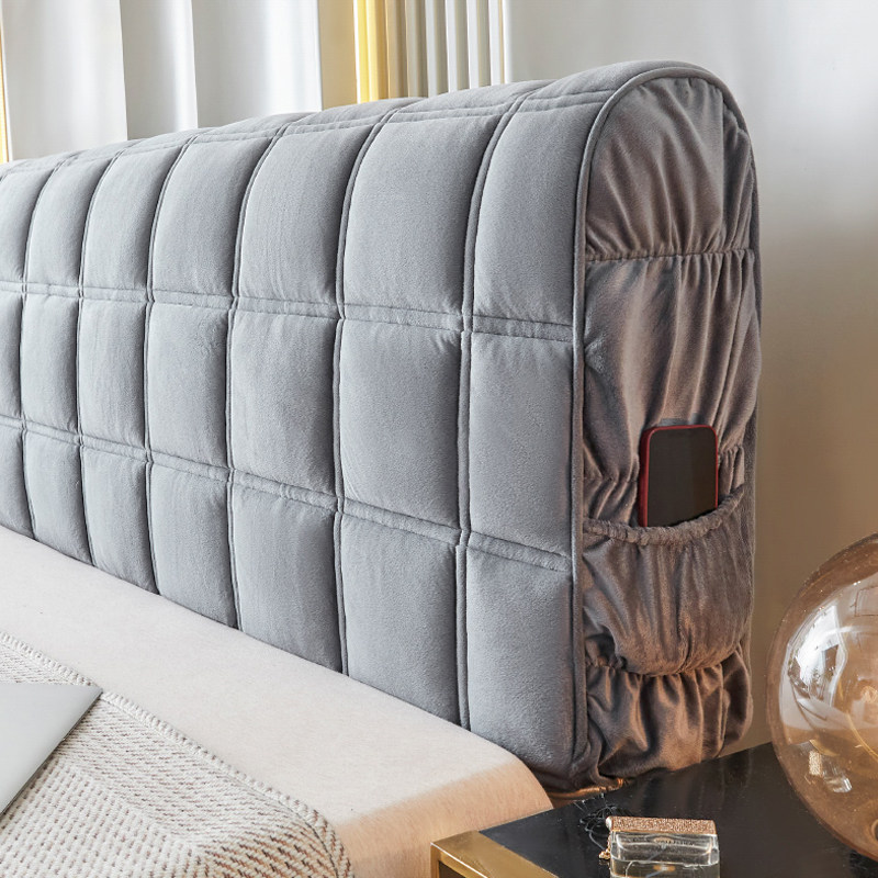 2025新款布艺床头套罩高档全包加厚万能通用防撞靠背软包皮床头罩,居家布艺,床头罩,淘宝优惠券,粉丝福利购,淘宝优惠卷