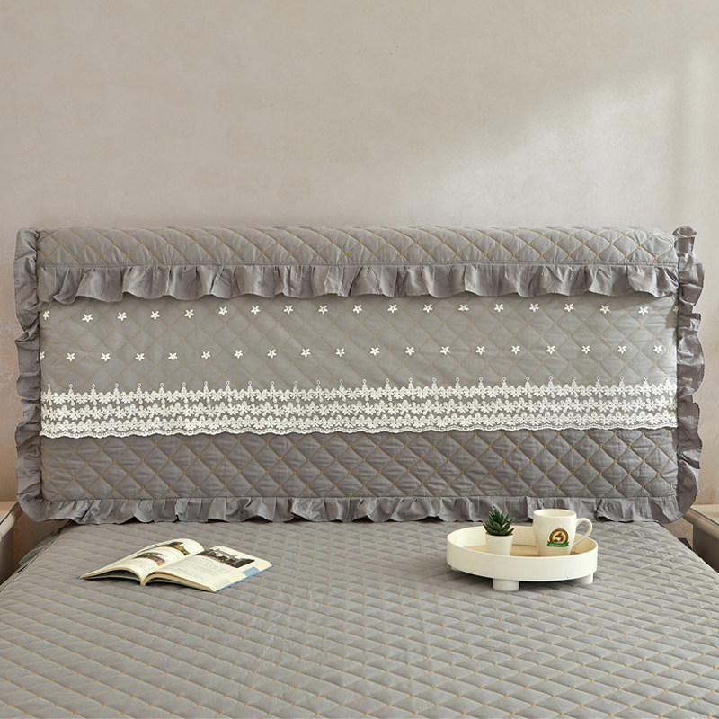 全棉床头套罩2025年新款蕾丝高档万能通用加厚床头罩软包靠背防尘,居家布艺,床头罩,淘宝优惠券,粉丝福利购,淘宝优惠卷