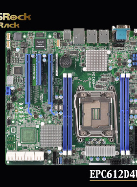 ASROCK/华擎科技 EPC612D4U服务器主板LGA2011 E5 1600/2600V3/v4