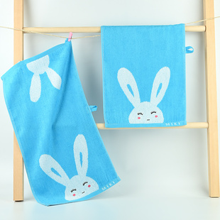 天源竹纤维儿童毛巾卡通款柔软吸水不掉毛不褪色抗菌宝宝洗脸面巾