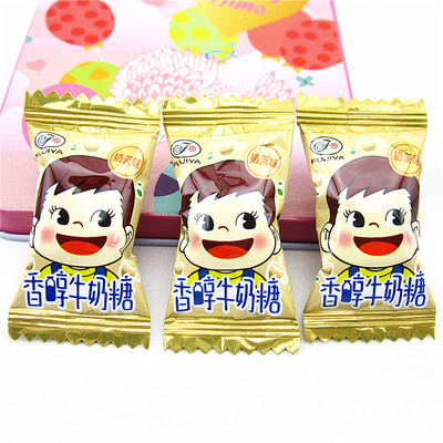 不二家糖果奶茶味散称喜糖