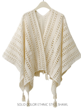 民族风云南大理丽江旅游穿搭薄款披肩甘肃川西新疆草原披肩女外搭