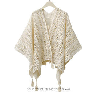 民族风云南大理丽江旅游穿搭薄款披肩甘肃川西新疆草原披肩女外搭