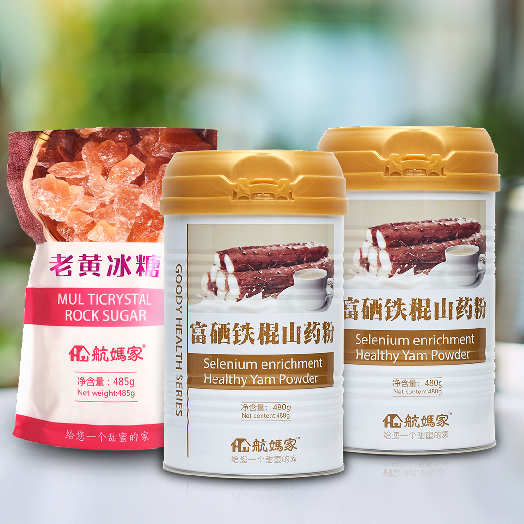 航妈家富硒铁棍山药粉焦作温县垆土养胃婴儿熟粉辅食即食