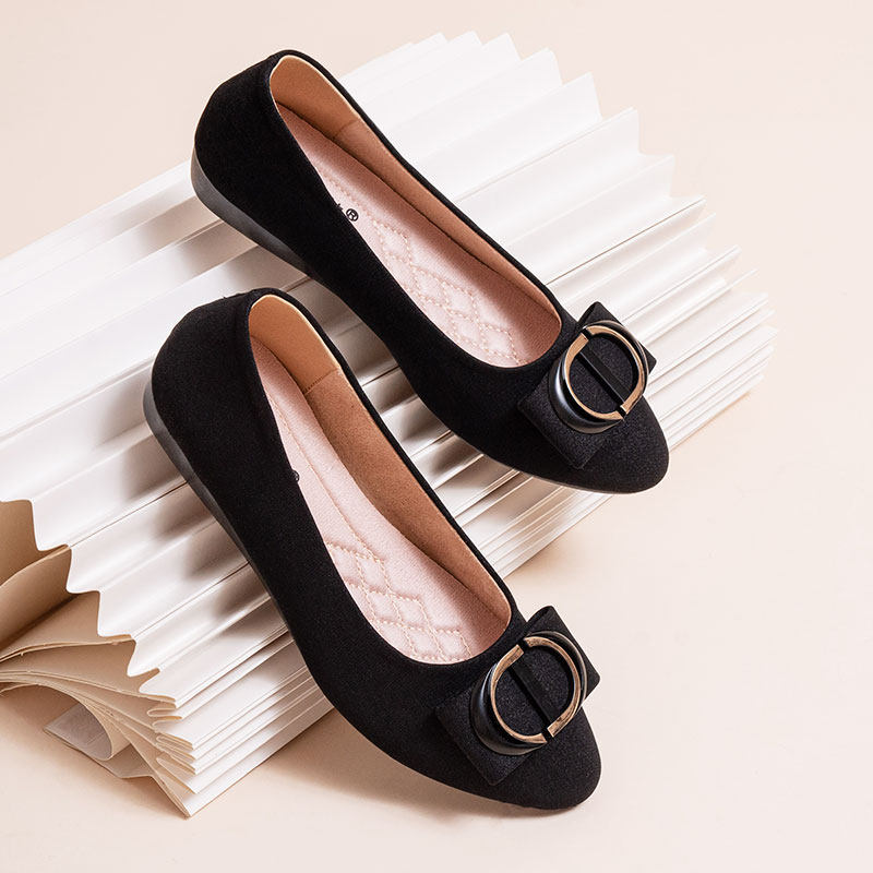 上班布鞋女黑色老北京布鞋通勤不累脚女鞋软底软面低跟浅口工作鞋,女鞋,浅口单鞋,淘宝优惠券,粉丝福利购,淘宝优惠卷