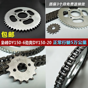 大阳摩托车配件DY150-25枭剑DY150-22大运劲动大小齿链轮链条牙盘