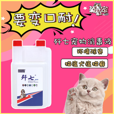 细小球虫真菌猫癣歼七宠物消毒液