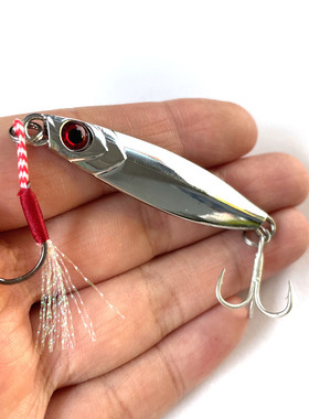 FISHPEAK铁板截口电镀10-30克VIB远投路亚饵翘嘴鲈鱼鲅鱼饵淡海钓