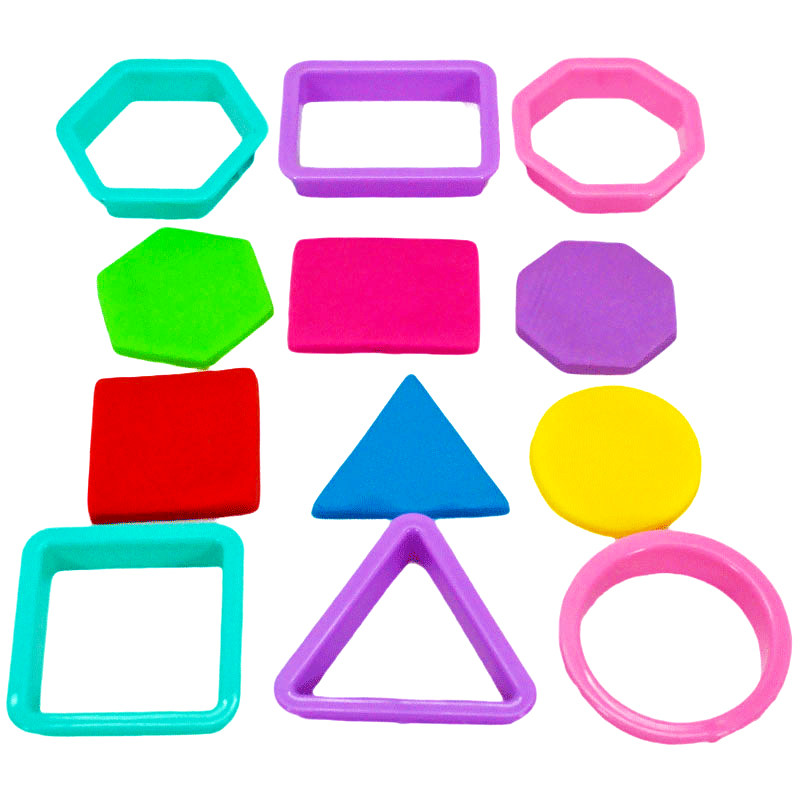 儿童字母彩泥模具数字符号印模立体几何形状工具3d手工橡皮泥模型