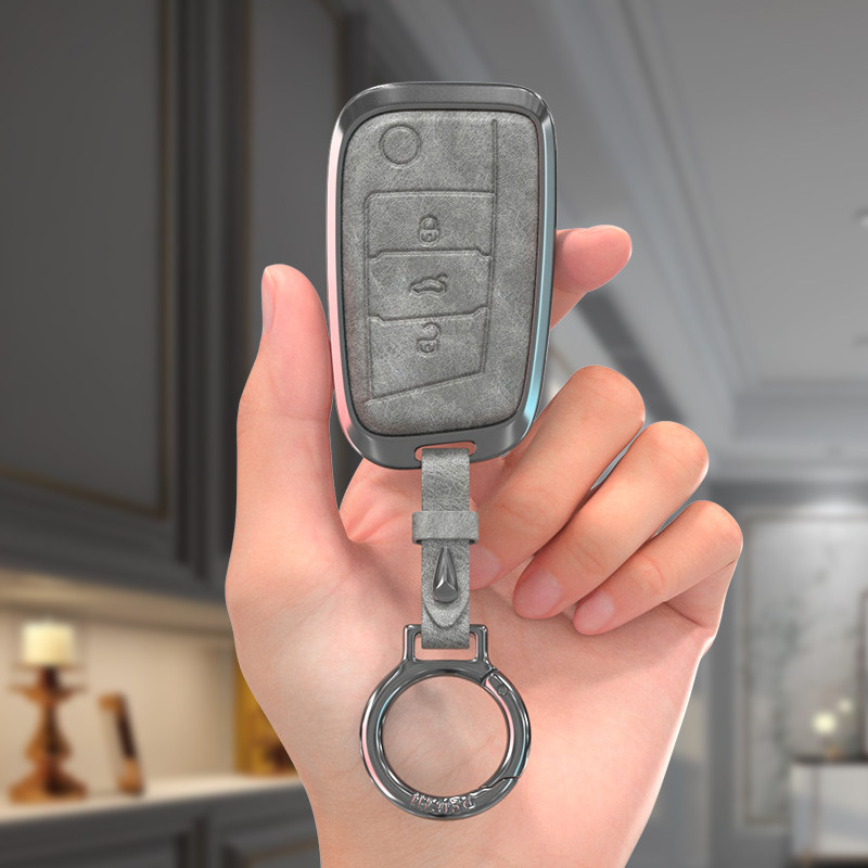 大众3D压印锌合金钥匙套