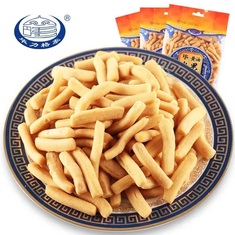 毕力格泰黄油果条内蒙古特产零食传统糕点点心早餐蒙古酥油果子