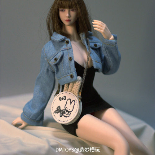 DMTOYS女兵人1/6牛仔外套连衣裙