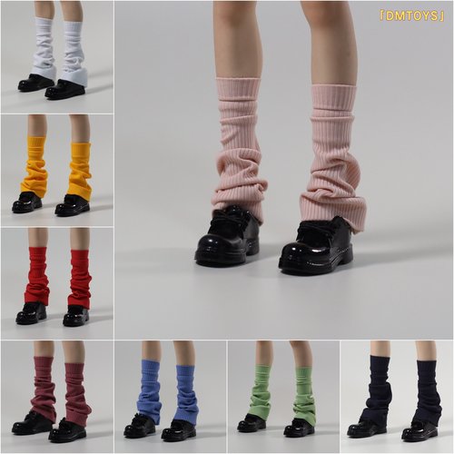 现货DMTOYS 1/6女兵人 堆堆袜学生袜JK  潮流可动人偶服装配件