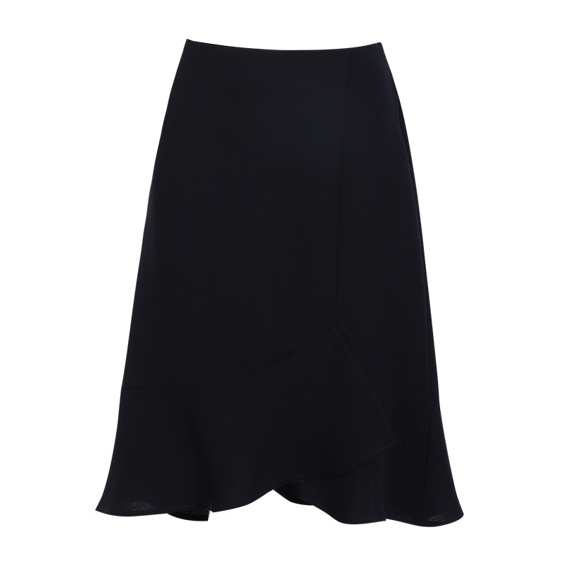 伊自尚大码女装2023年新款夏季遮胯裙子显瘦中长款胖mm半身裙高腰