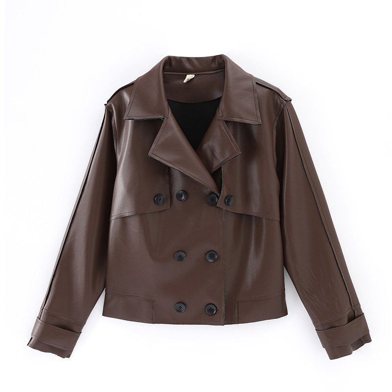 胖mm遮肉显瘦外套女秋冬2022年新款韩版宽松洋气时尚仿真皮夹克潮