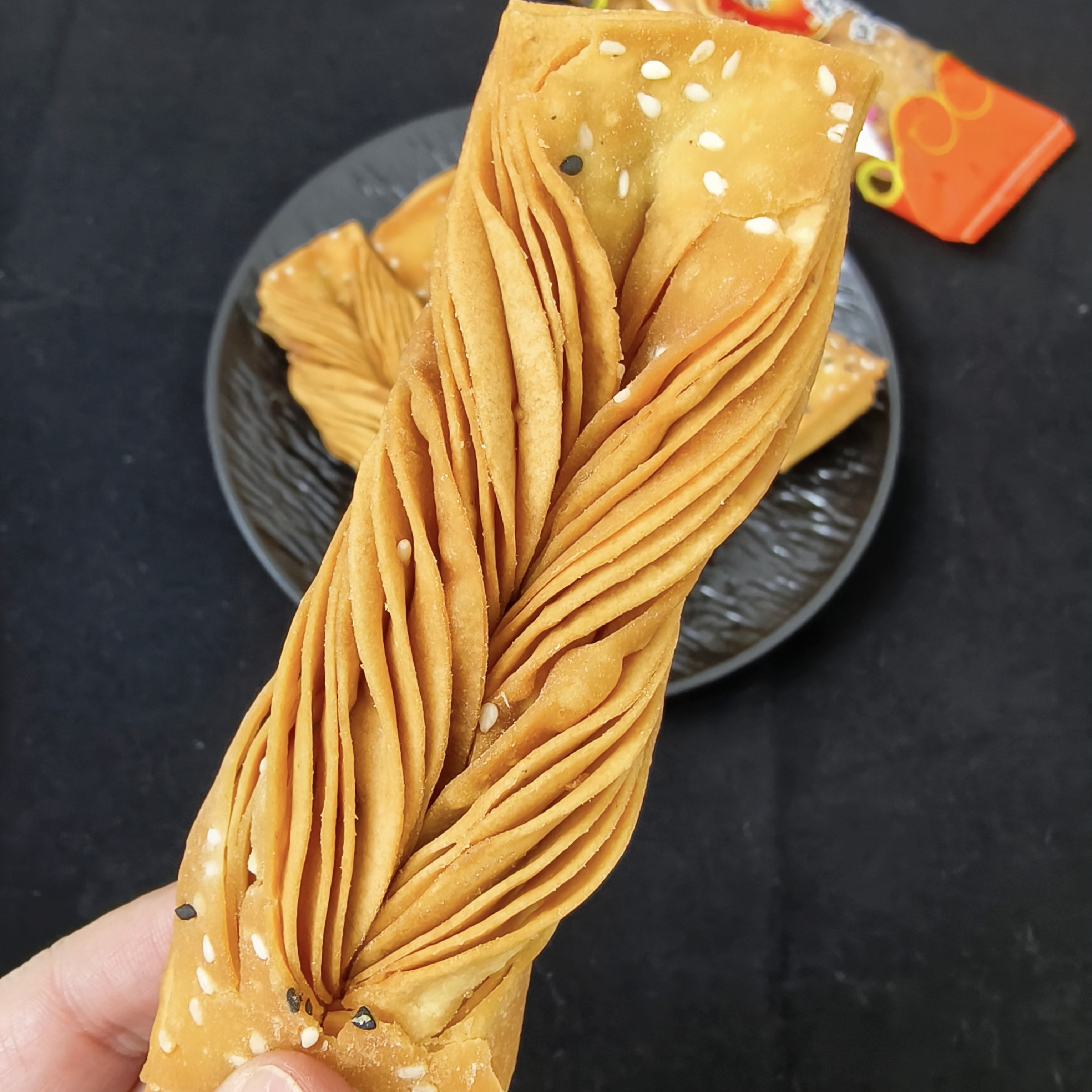 诚德福冰糖麻叶手工馓子山东千层麻花传统糕点河北特产唐山排叉