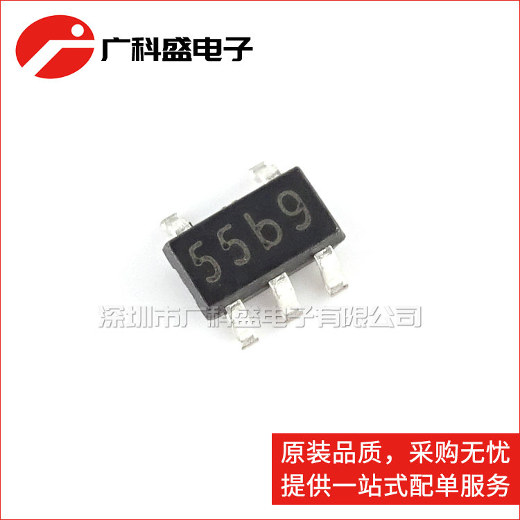 TP4055-42-SOT25-R 丝印55B* 锂电池充电管理IC SOT23-5 全新原装