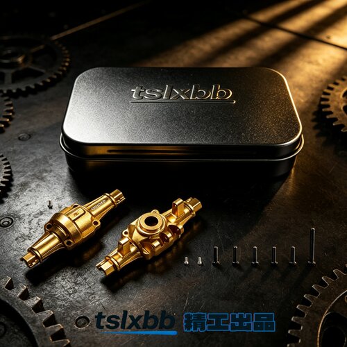 美嘉欣h18p遥控车改装升级配件前后金属桥壳 加强钢制齿轮 telxbb