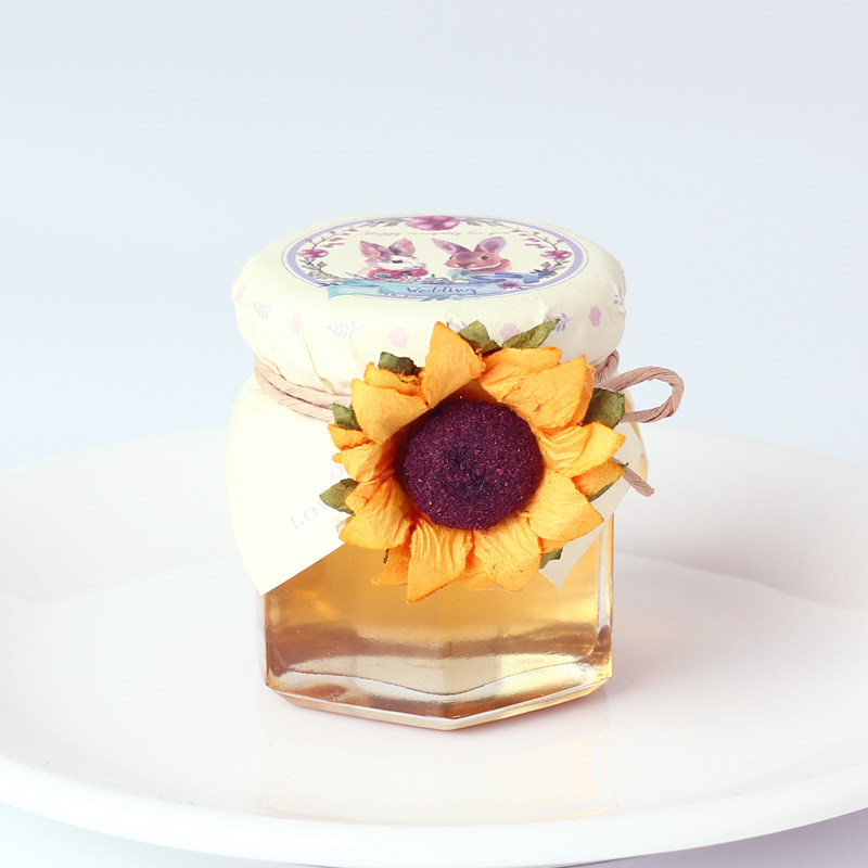 喜蜜伴手礼婚蜜50克小蜂蜜喜糖成品高端婚庆喜糖结婚回礼玻璃瓶装