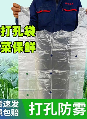 打孔袋水果蔬菜防雾袋透气白色加厚塑料袋子批发塑料袋背心式保鲜