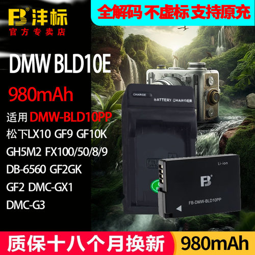 沣标DMW-BLD10PP电池松下G3GX1