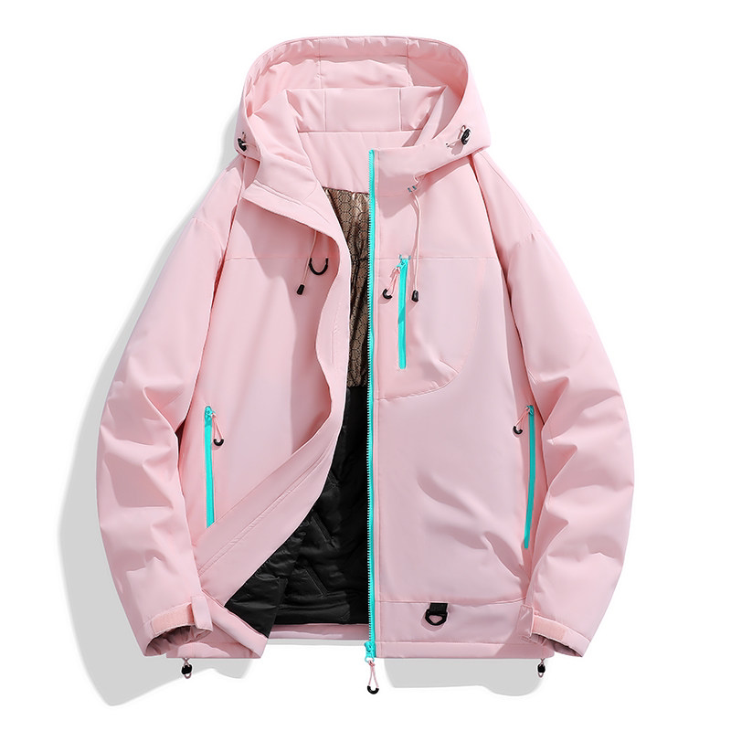 冬季户外情侣保暖运动休闲冲锋棉衣外套8870