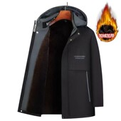 小田专享 可脱卸连帽派客服棉衣加绒加厚保暖御寒外套9099