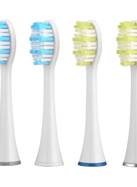 mornwell电动牙刷替换刷头4支通用博皓2082 2082B S227 S225牙刷