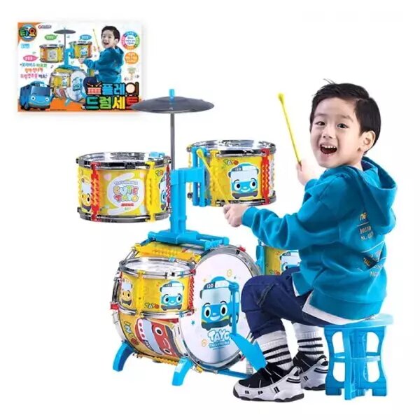 满158元包邮 韩国采购太友架子鼓玩具