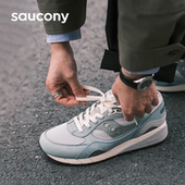 Saucony索康尼SHADOW 运动鞋 6000小青瓷男女休闲鞋 情侣复古跑鞋