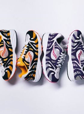 Saucony 索康尼 Grid Azura 2000 男女款复古潮流休闲跑步鞋 透气