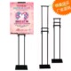 双面海报架 双面立牌 POP架亚光升降烤漆 促销 展架 挂画架 直立牌