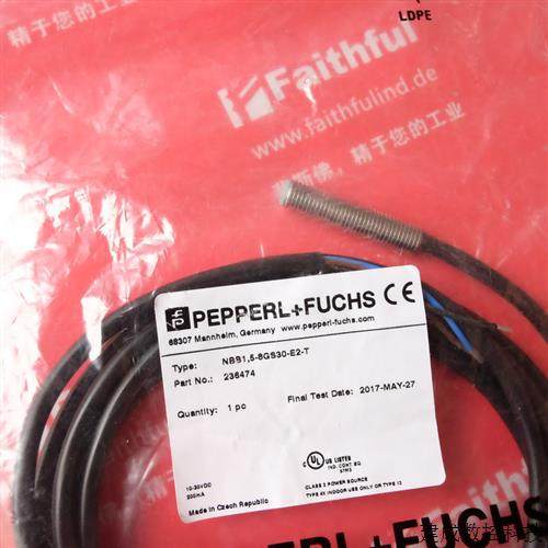 议价P+F NBB1.5-8GS30-E2-T 倍加福全新传感器 Pepperl Fuchs 236