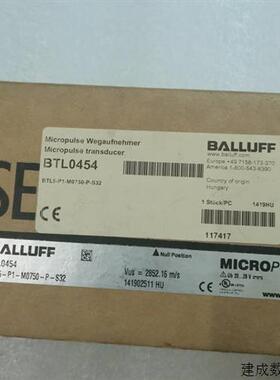 议价全新原装BALLULL巴鲁夫 BTL0454  BTL5-P1-M0750-P-S32 现货