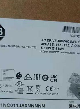 议价美国罗克韦尔753-755变频器20F11NC011JA0NNNNN 20F11NC5P0JA