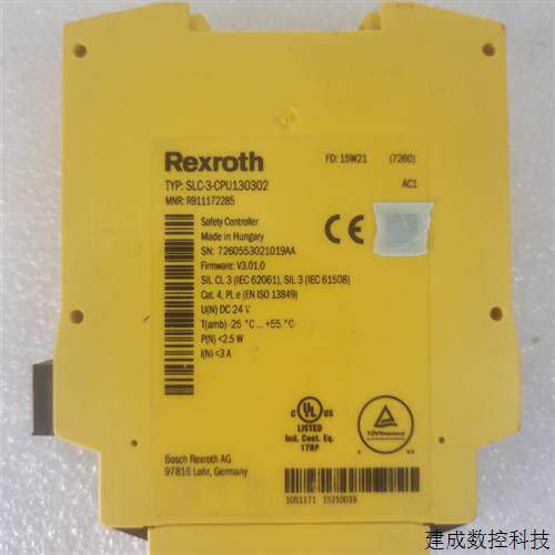 议价Rexroth 力士乐  SLC-3-CPU130302 R911172285  现货  包功能